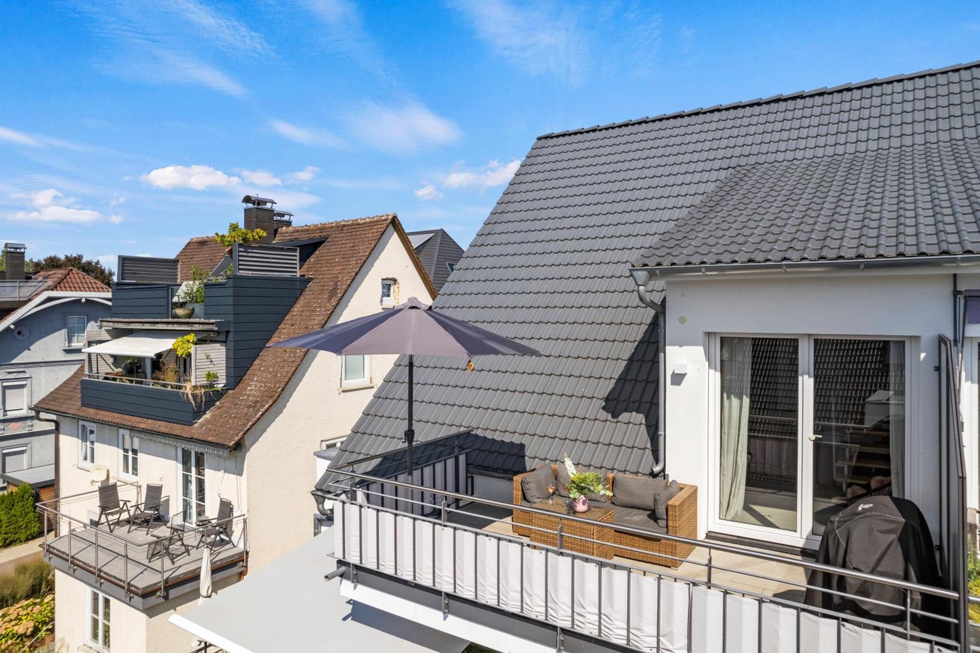 Seeview Maisonette In Direkter Seenaehe Фридрихсхафен Экстерьер фото